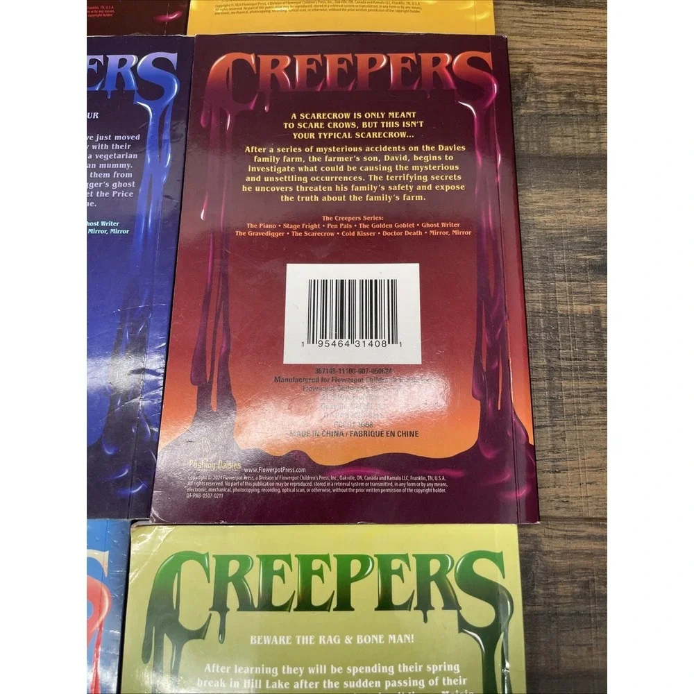 Strange Things are Happening in Creepers Young Horror Book Lot - 9 Edgar J Hyde